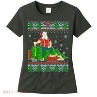 Christmas Lumber Santa Claus Women's T-Shirt thumb 0