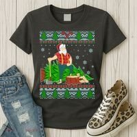 Christmas Lumber Santa Claus Women's T-Shirt thumb 3