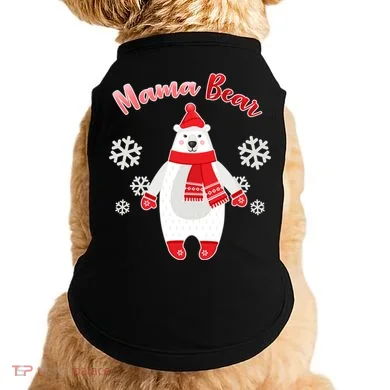 Christmas Mama Bear Doggie Tank