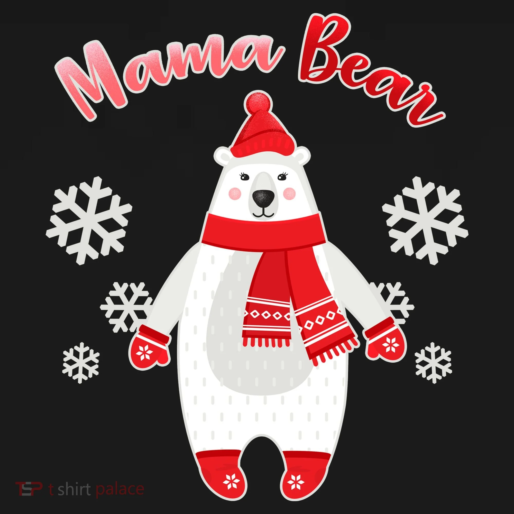 Christmas Mama Bear Doggie Tank