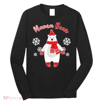 Christmas Mama Bear Long Sleeve Shirt