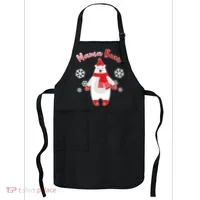 Christmas Mama Bear Apron thumb 0