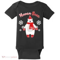 Christmas Mama Bear Baby Bodysuit thumb 0