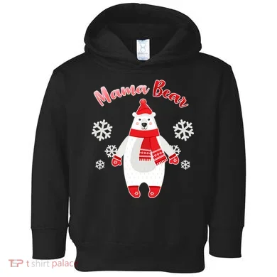 Christmas Mama Bear Toddler Hoodie
