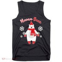Christmas Mama Bear Tank Top thumb 0