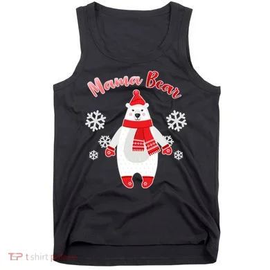 Christmas Mama Bear Tank Top