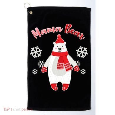 Christmas Mama Bear Golf Towel