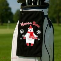Christmas Mama Bear Golf Towel thumb 2