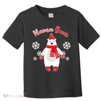 Christmas Mama Bear Toddler T-Shirt thumb 0