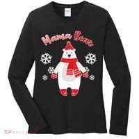 Christmas Mama Bear Women's Long Sleeve Shirt thumb 0