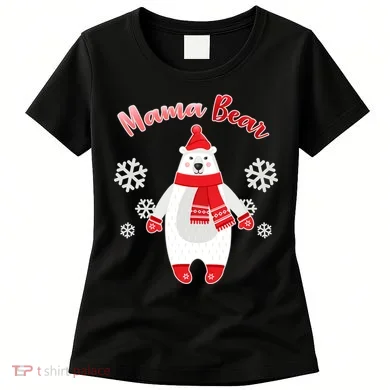 Christmas Mama Bear Women's T-Shirt