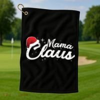Christmas: Mama Claus Golf Towel thumb 1
