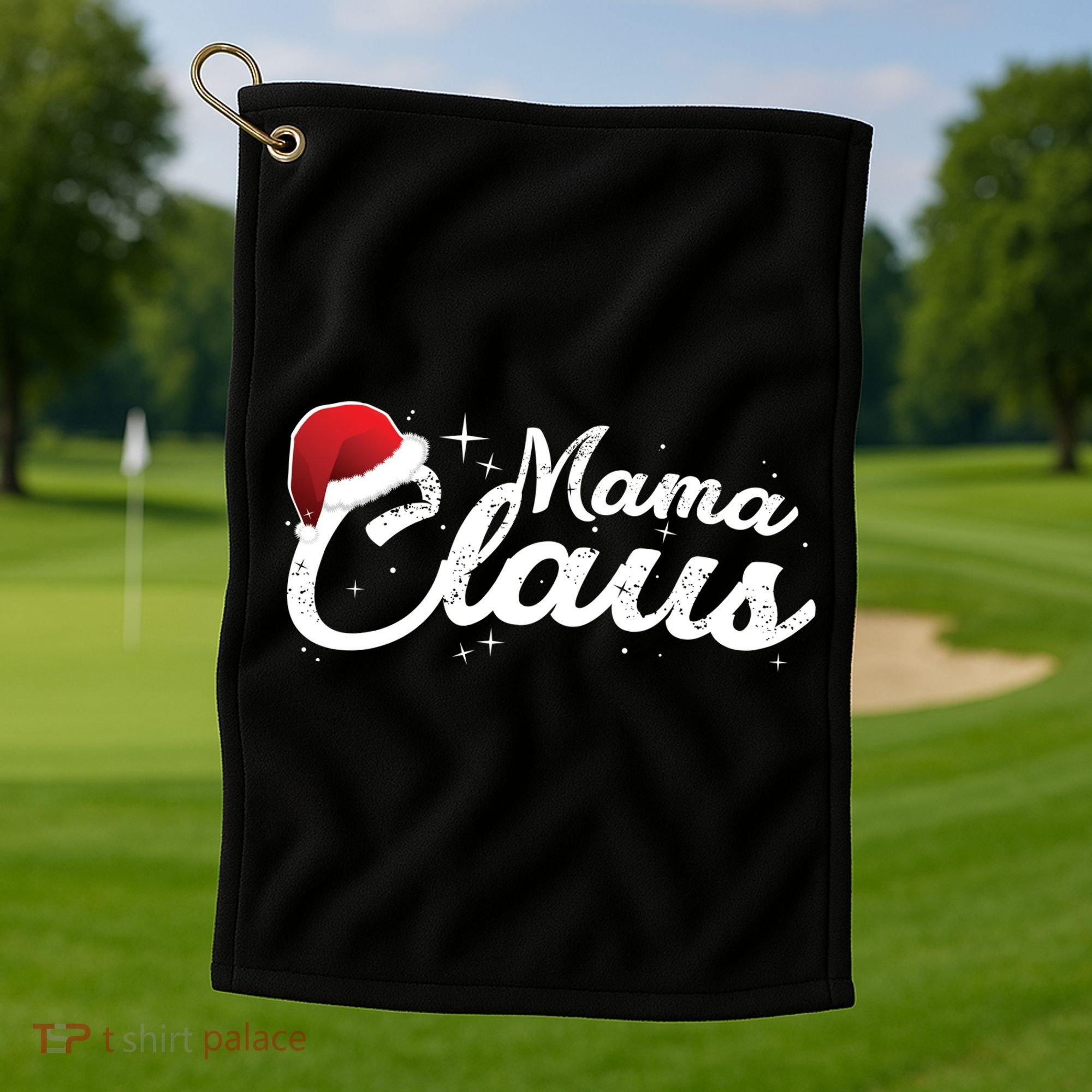 Christmas: Mama Claus Golf Towel