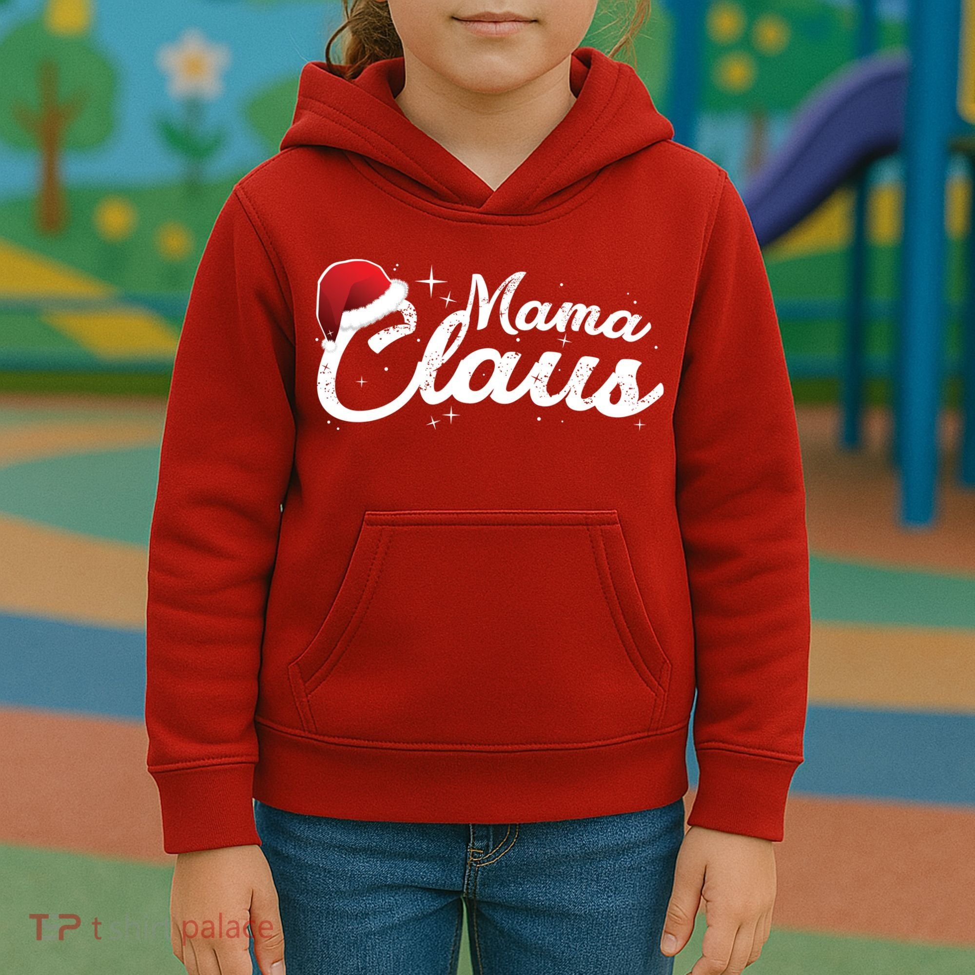 Christmas: Mama Claus Kids Hoodie