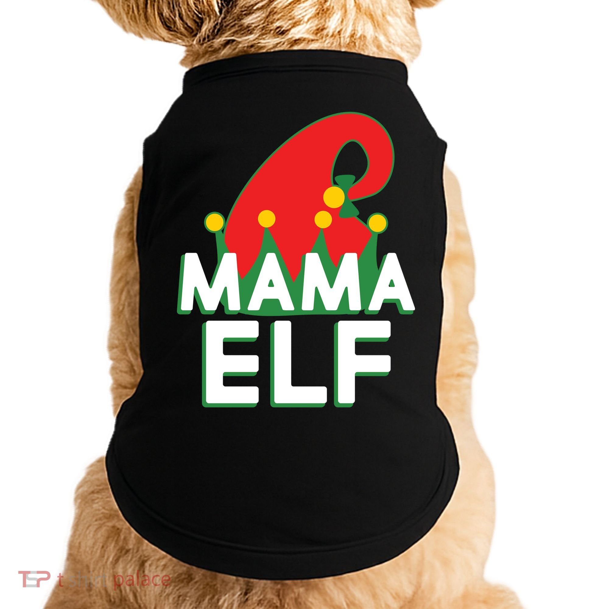 Christmas: Mama Elf Doggie Tank