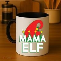 Christmas: Mama Elf Coffee Mug thumb 4