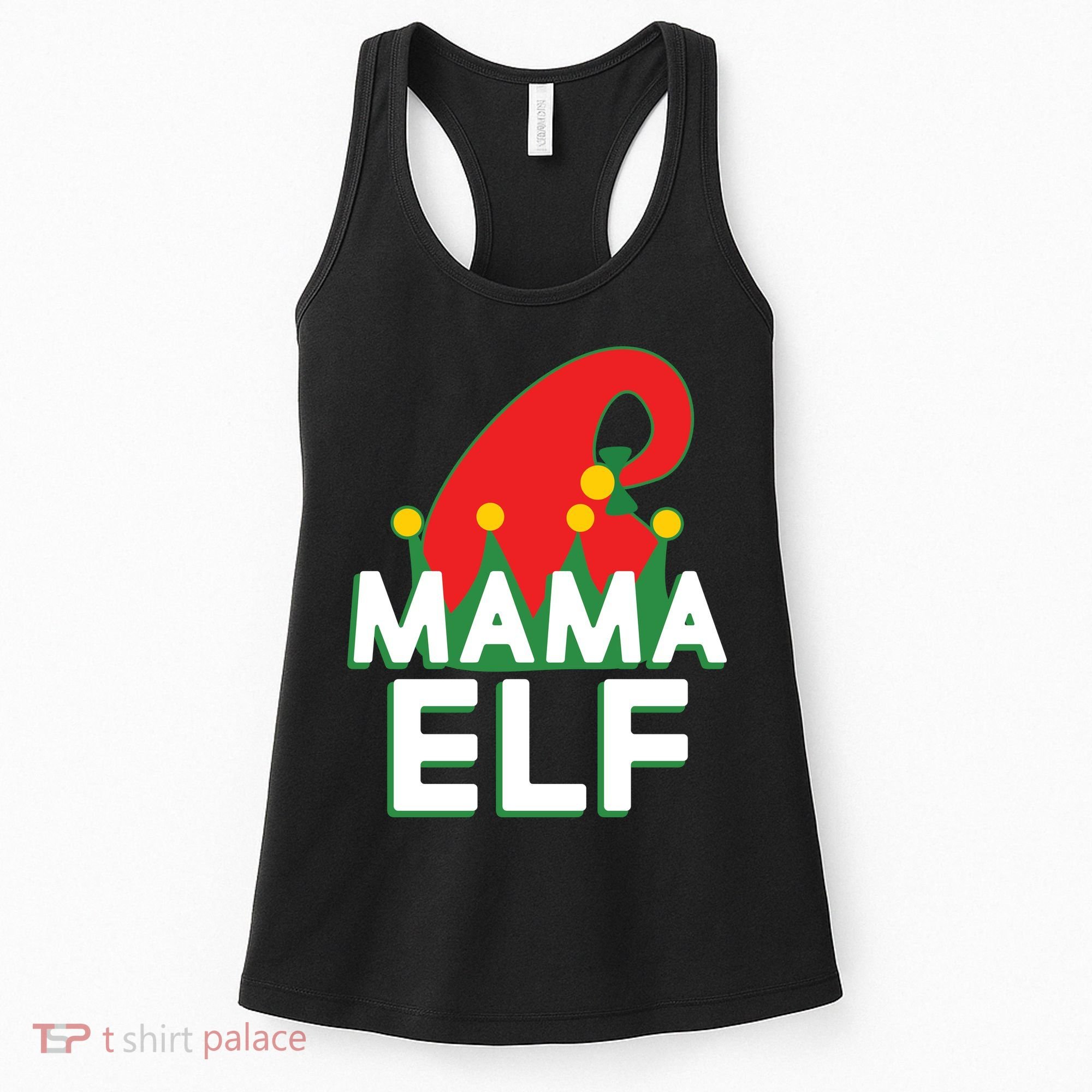 Christmas: Mama Elf Women's Tank Top