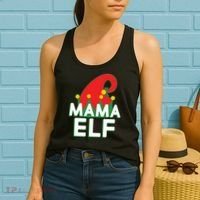 Christmas: Mama Elf Women's Tank Top thumb 2