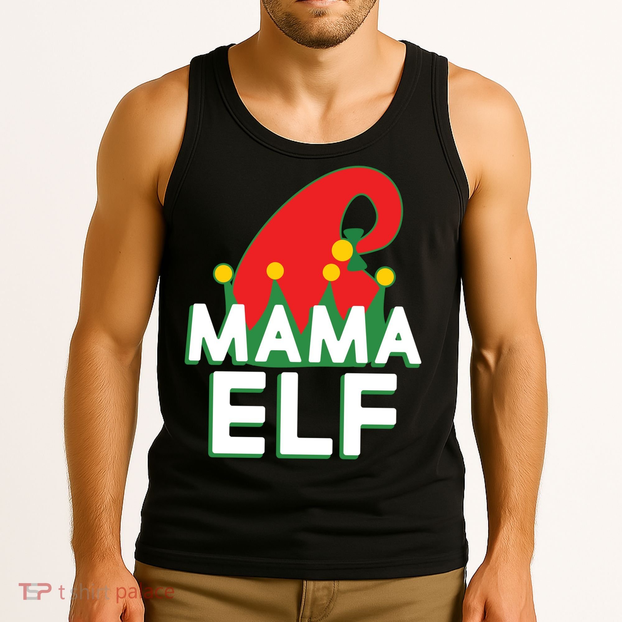 Christmas: Mama Elf Tank Top