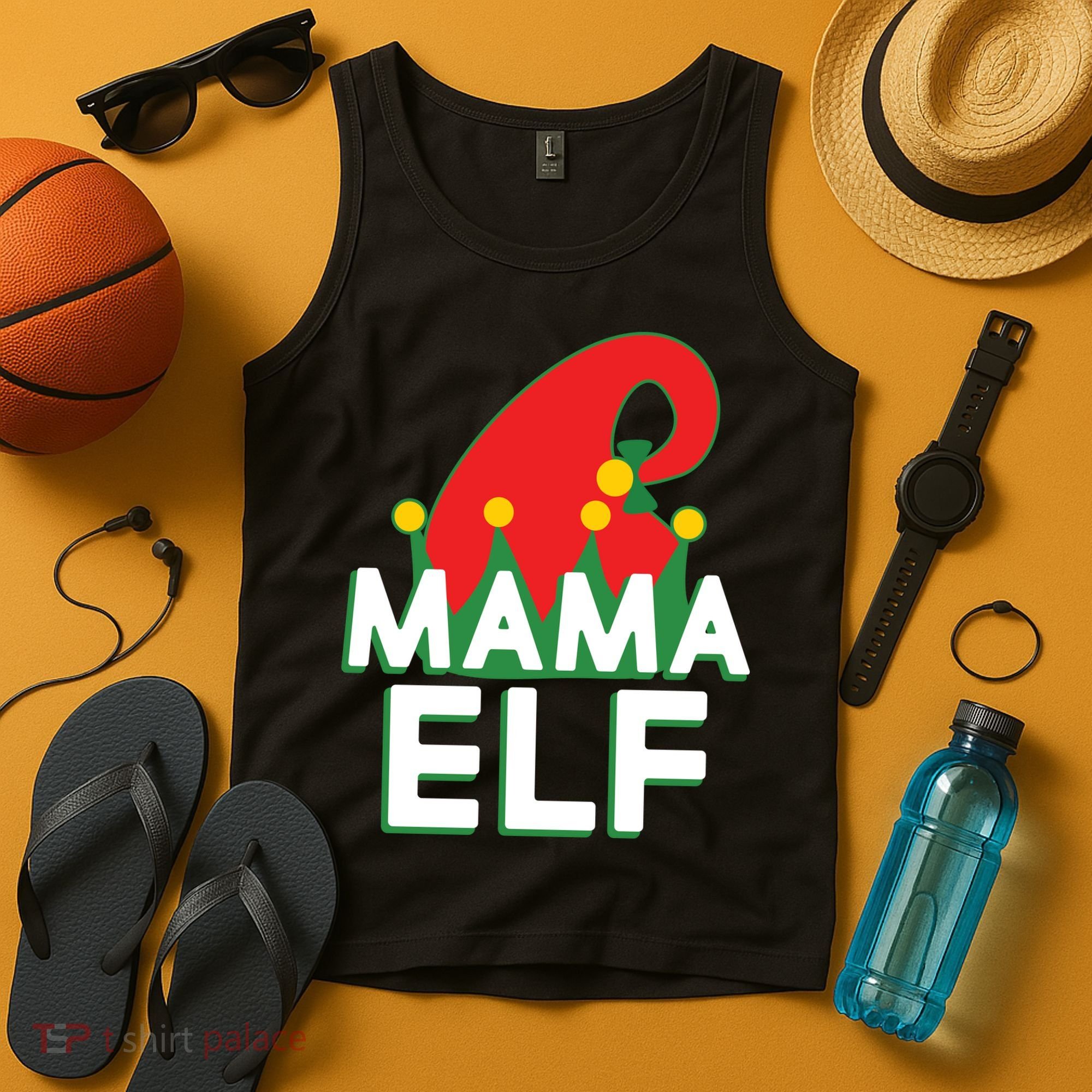 Christmas: Mama Elf Tank Top