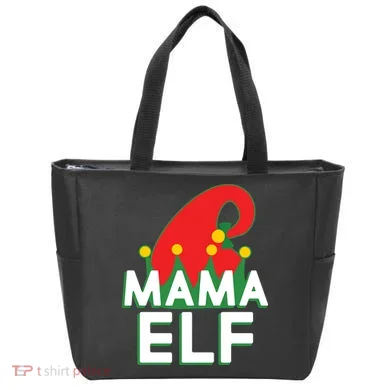 Christmas: Mama Elf Tote Bag