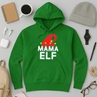 Christmas: Mama Elf Hoodie thumb 3