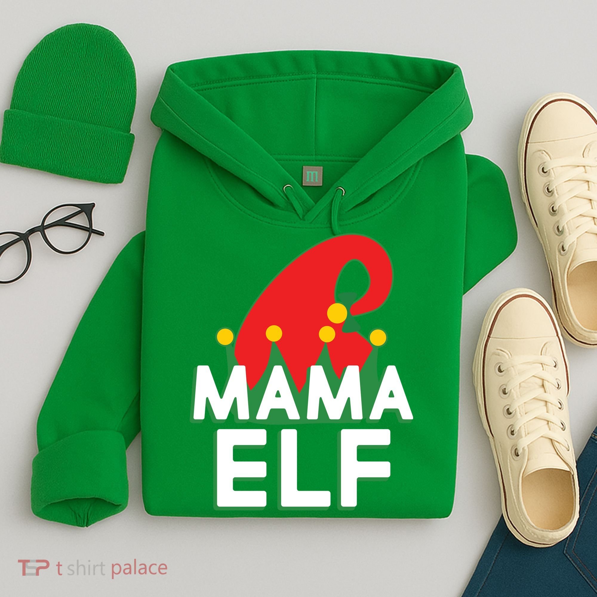 Christmas: Mama Elf Hoodie