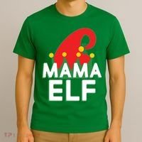 Christmas: Mama Elf T-Shirt thumb 3