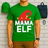 Christmas: Mama Elf T-Shirt thumb 6