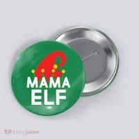 Christmas: Mama Elf Button thumb 0