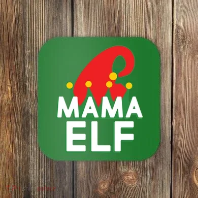 Christmas: Mama Elf Coaster