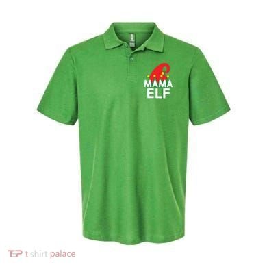 Christmas: Mama Elf Polo