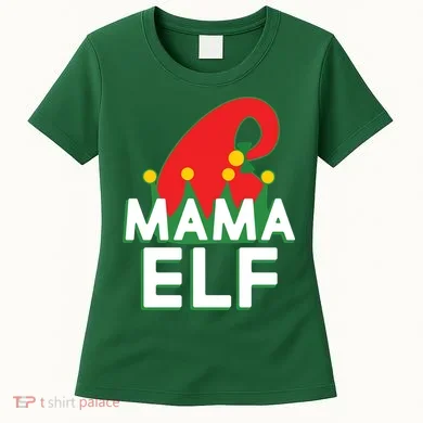 Christmas: Mama Elf Women's T-Shirt