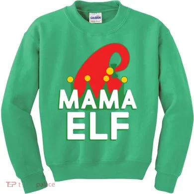 Christmas: Mama Elf Kids Sweatshirt