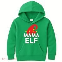 Christmas: Mama Elf Kids Hoodie thumb 0