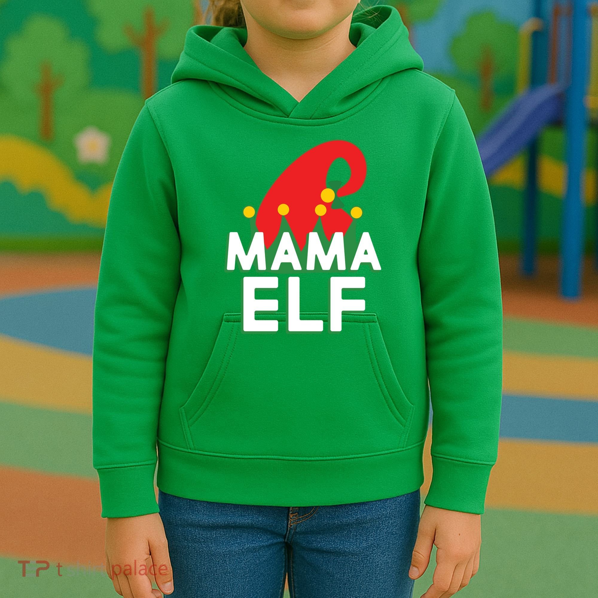 Christmas: Mama Elf Kids Hoodie