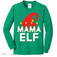 Christmas: Mama Elf Kids Long Sleeve Shirt thumb 0