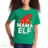 Christmas: Mama Elf Kids T-Shirt thumb 2