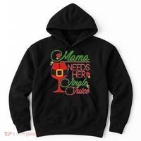 Christmas Mama Needs Her Jingle Juice Wine Hoodie thumb 0
