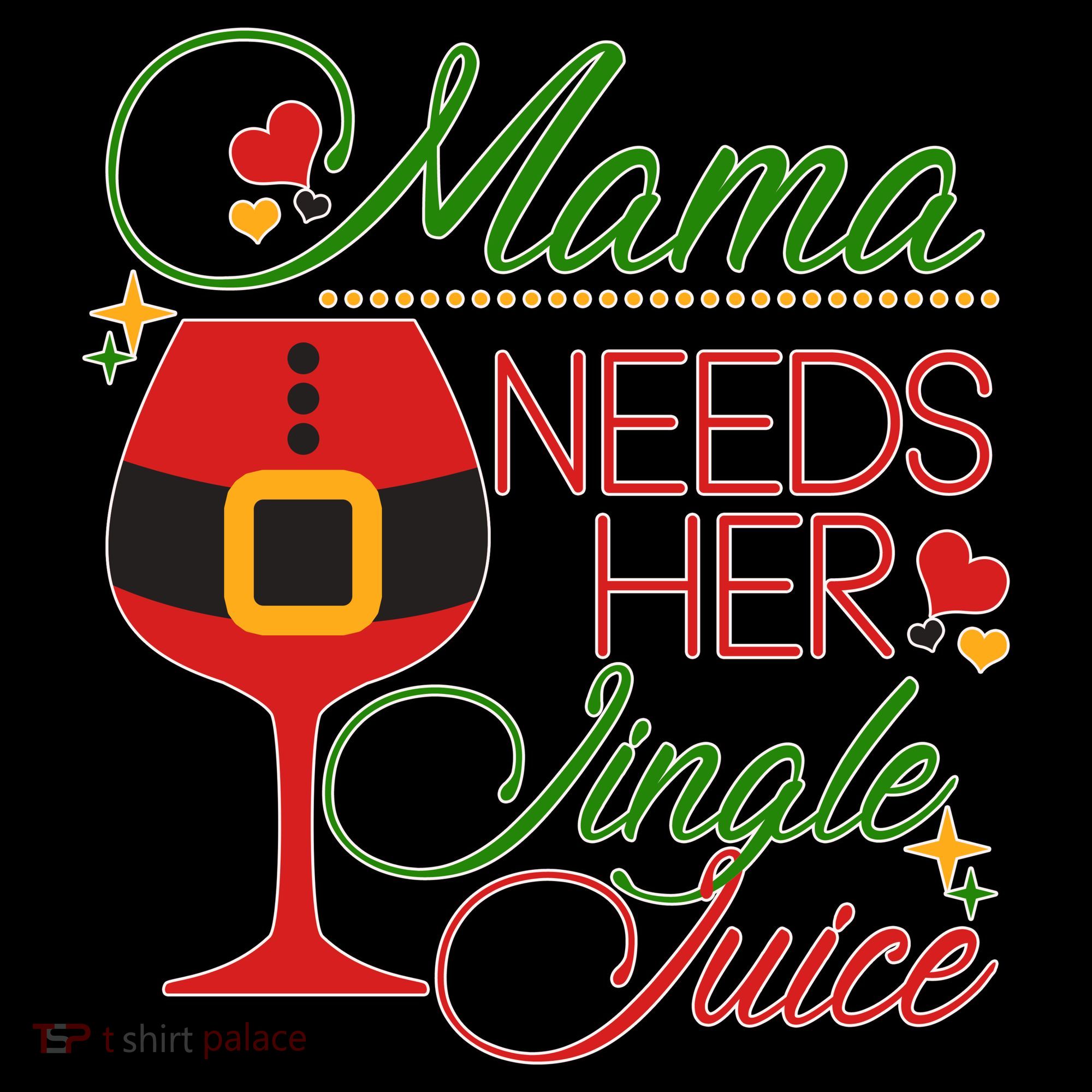 Christmas Mama Needs Her Jingle Juice Wine Apron