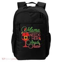 Christmas Mama Needs Her Jingle Juice Wine Backpack thumb 0