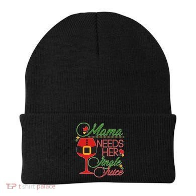 Christmas Mama Needs Her Jingle Juice Wine Beanie