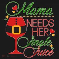 Christmas Mama Needs Her Jingle Juice Wine Ornament thumb 1