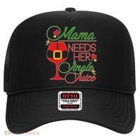 Christmas Mama Needs Her Jingle Juice Wine Hat thumb 0