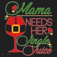 Christmas Mama Needs Her Jingle Juice Wine Hat thumb 2