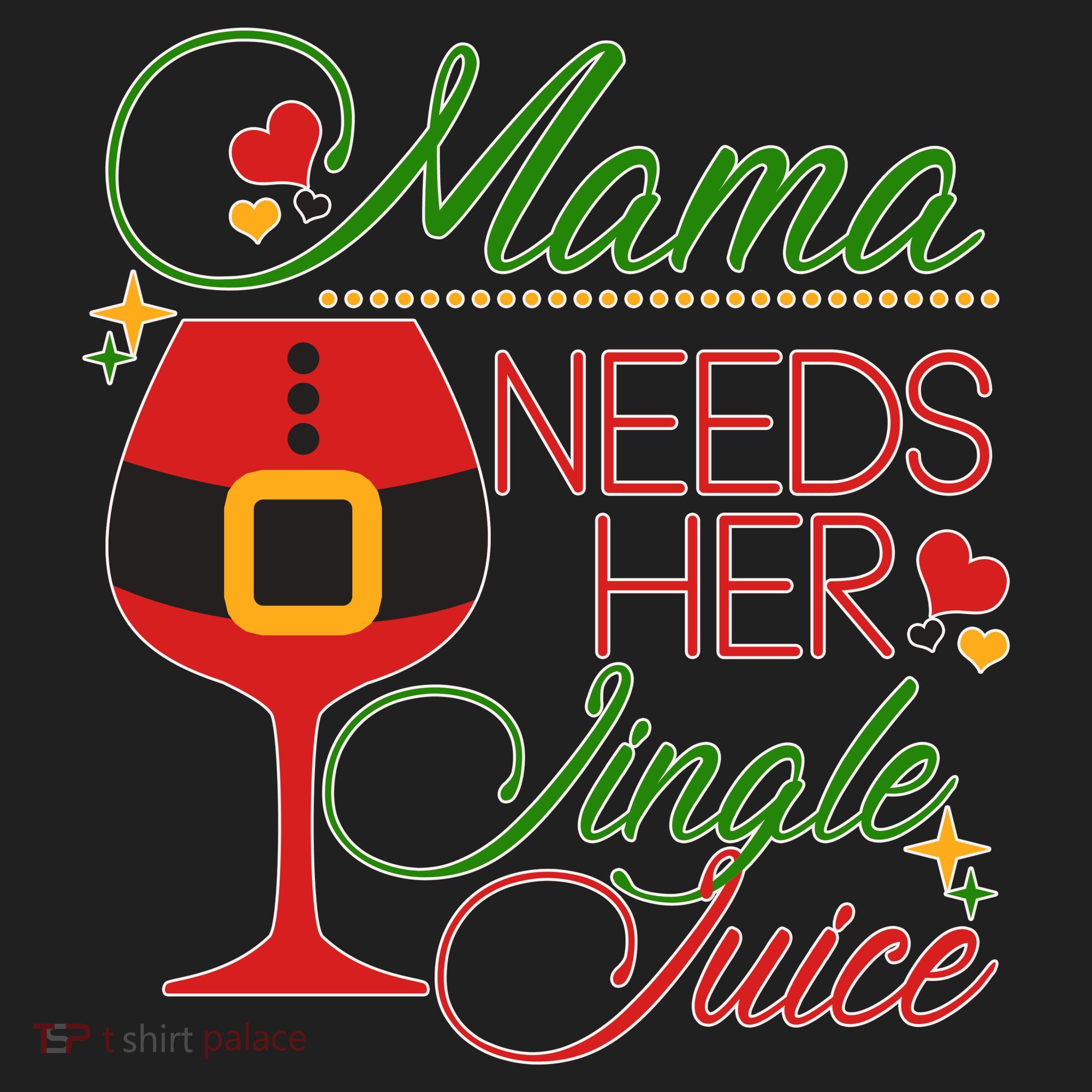 Christmas Mama Needs Her Jingle Juice Wine Hat