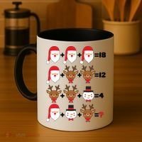 Christmas Math Quiz Coffee Mug thumb 4