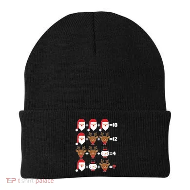 Christmas Math Quiz Beanie