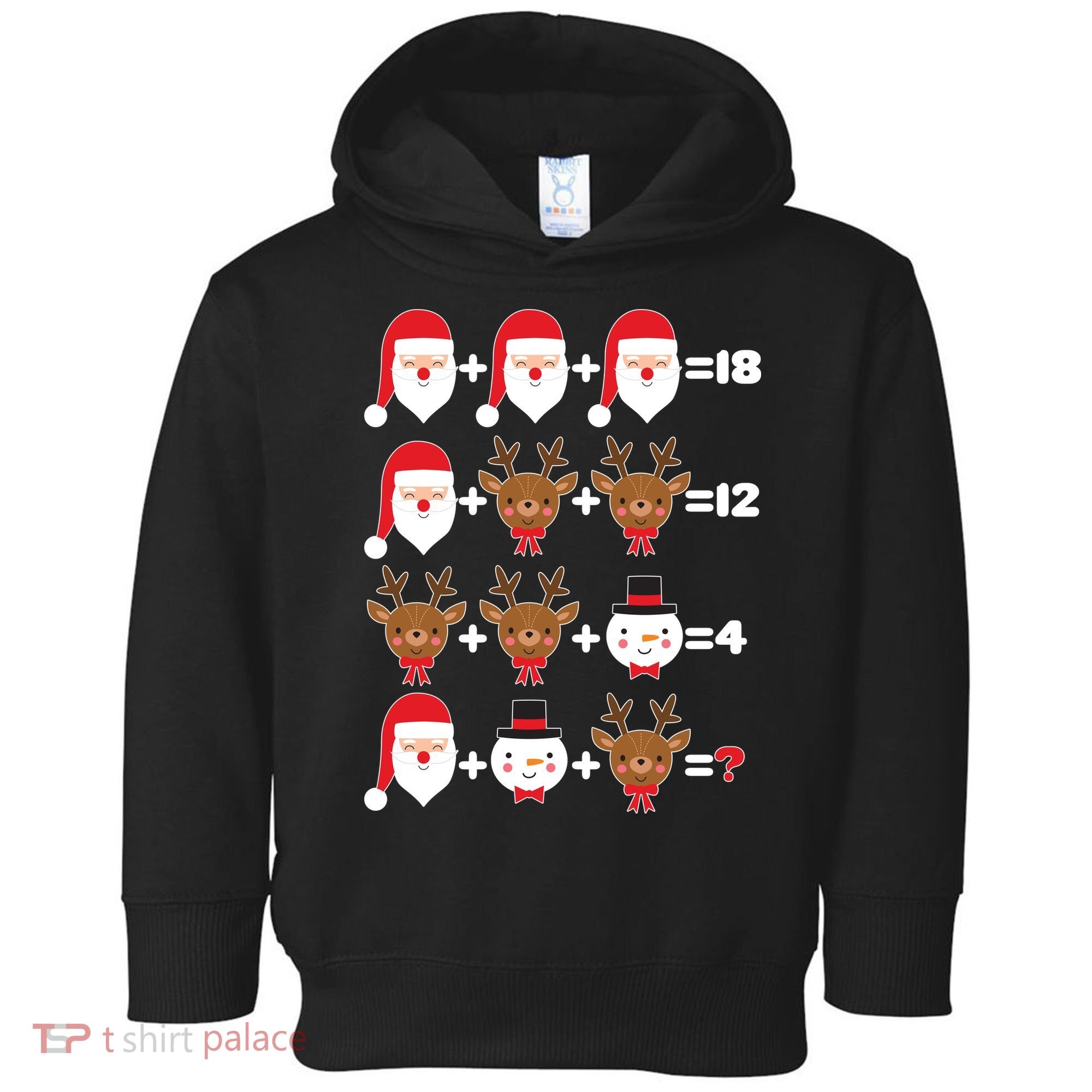 Christmas Math Quiz Toddler Hoodie