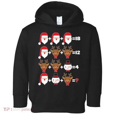 Christmas Math Quiz Toddler Hoodie